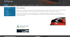 Desktop Screenshot of decrxgarage.nl